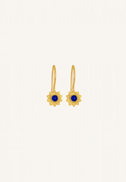 PD fleur earring | blue