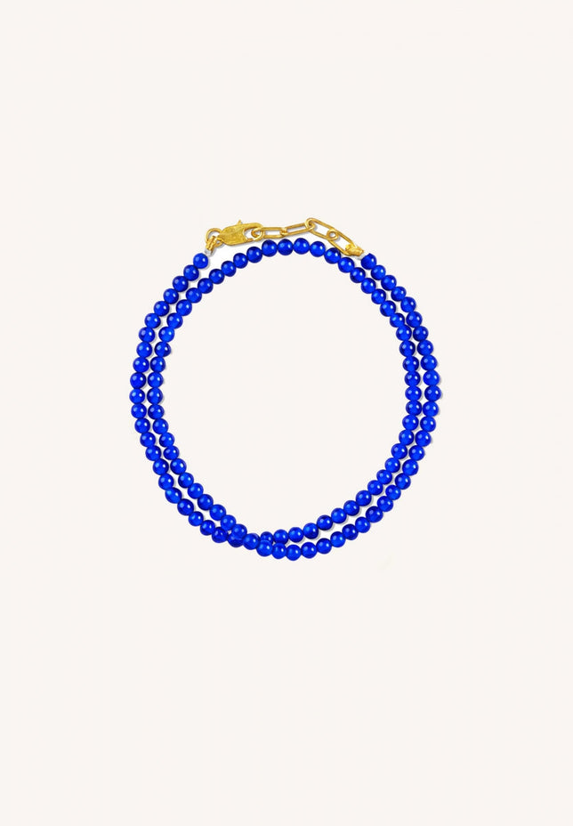 bracelet marguerite | bleu roi